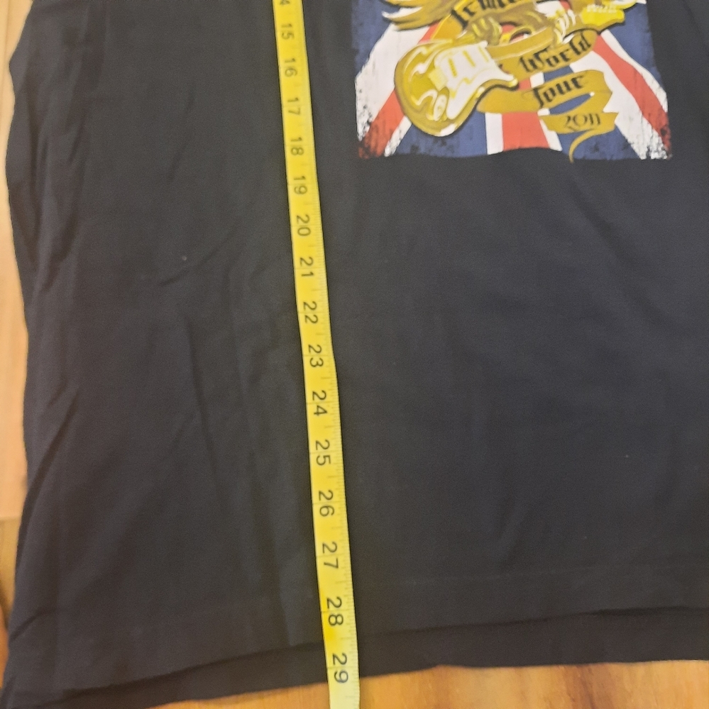 Jeff Beck 2011 US World Tour Short Sleeve Tee Shirt 2X - Picture 8 of 12